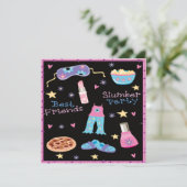 Best Friends Slumber Party Sleepover Kaart (Staand voorkant)