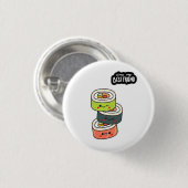 Best Friends Sushi Ronde Button 3,2 Cm (Voorkant /achterkant)