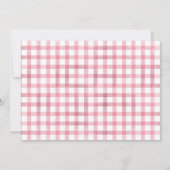 Best Friends verjaardagsfeest met roze konijntjes Kaart (Achterkant)