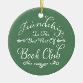 Best Friendship Book Club Keramisch Ornament (Voorkant)