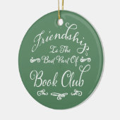 Best Friendship Book Club Keramisch Ornament (Links)