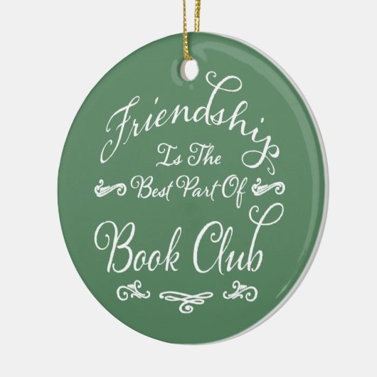 Best Friendship Book Club Keramisch Ornament (Links)