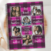 Best Friendship Gift Pink Pset 6 Foto Notitieboek