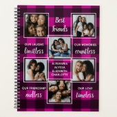 Best Friendship Gift Pink Pset 6 Foto Planner (Voorkant)