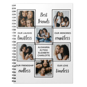 Best Friendship Gift Unique Photo Collage Notitieboek