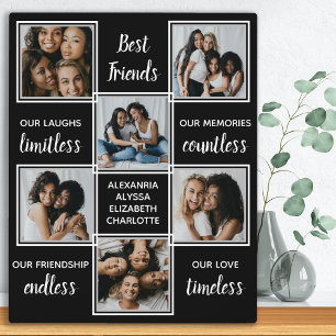 Best Friendship Quote Unieke Photo Collage Fotoplaat