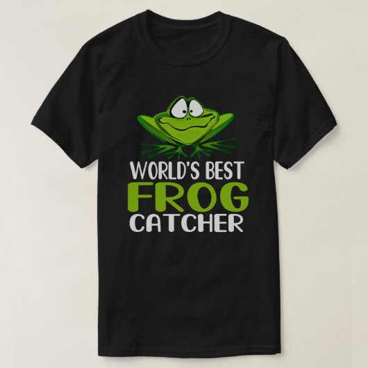 Best Frog Catcher - Gift for Frog Hunter T-shirt (Design voorkant)