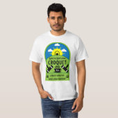 Best Funny Croquet Game T-Shirt (Voorkant volledig)