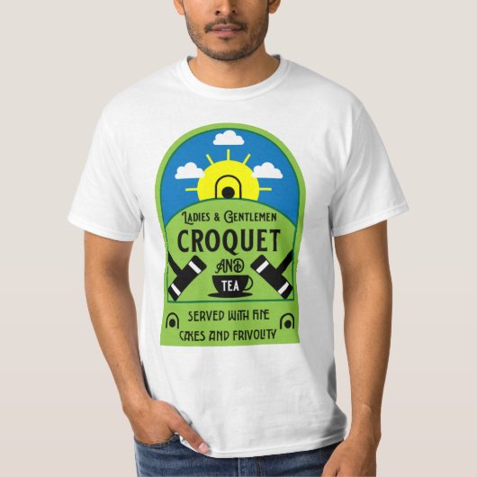 Best Funny Croquet Game T-Shirt (Voorkant)