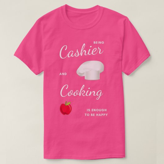 Best Funny Gift Idee voor Cashier T-shirt (Design voorkant)