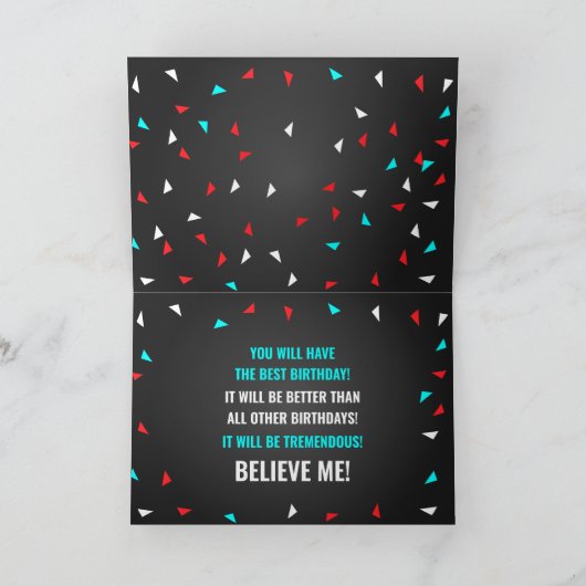 Best Funny MAGA Donald Trump Birthday Kaart (Binnen)