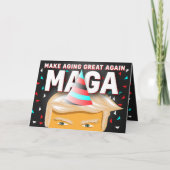Best Funny MAGA Donald Trump Birthday Kaart (Voorkant)