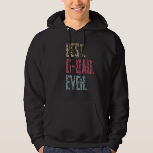 Best G dad Ever Hoodie (Voorkant)