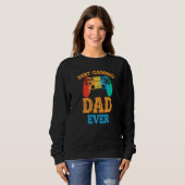 Best Gaming Dad Ever  Dad Design Cute Father Quote Trui (Voorkant volledig)