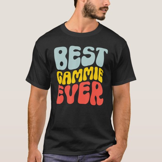 Best Gammie Ever  Gammie Groovy T-shirt (Voorkant)
