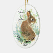 Best Gardener Quote op maat voor Kerstmis Keramisch Ornament (Links)