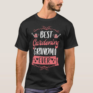 Best Gardening Grandma Ever  Cute Trendy Grandmoth T-shirt