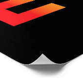 Best Gay Ever | LGBT Pride Rainbow Flag Poster (Hoek)