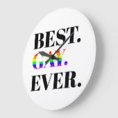Best Gay Ever MLM Pride Grote Klok (Hoek)