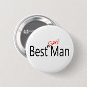 Best Gay Man Ronde Button 5,7 Cm (Voorkant /achterkant)
