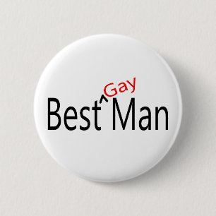 Best Gay Man Ronde Button 5,7 Cm