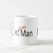 Best Gay Man Wedding Koffiemok (Voorkant links)