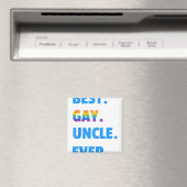 Best Gay oom Ever Best Gay Oom LGBT Gift Magneet (Insitu (Vaatwasser))