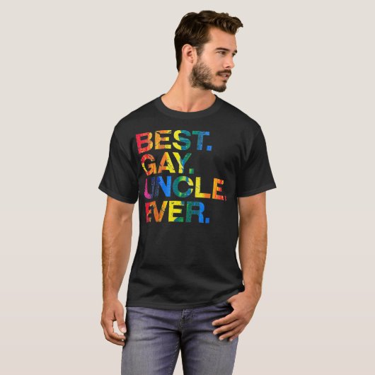 Best Gay oom Ever Gay Gender Equality Funny T-shirt (Voorkant volledig)