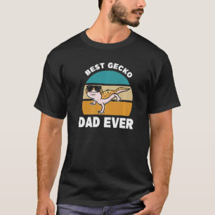 Best Gecko Dad Oog Reptile Pet Lizard Leopard Ge T-shirt