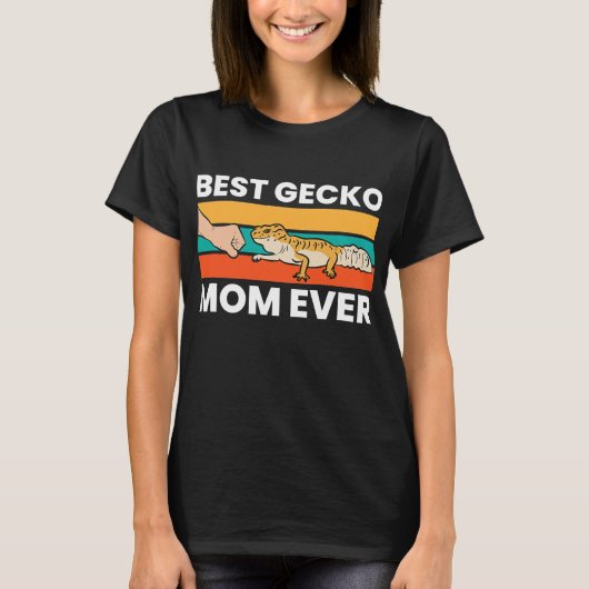 Best Gecko Mam Ever Funny Leopard Gecko Mam  T-shirt (Voorkant)
