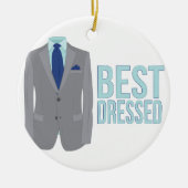 Best gedrukt keramisch ornament (Voorkant)