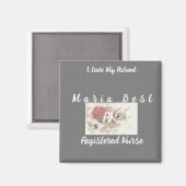 Best geregistreerd verpleegkundige magneet (Voorkant / Achterkant)