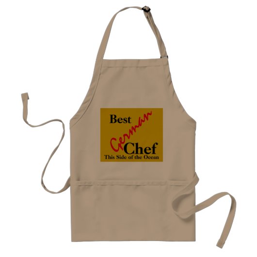 Best German Chef Apron Standaard Schort (Voorkant)