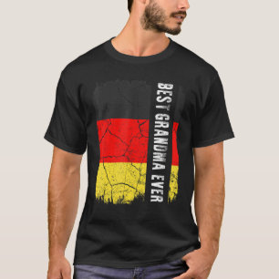 Best German Grandma Ever Germany Flag Moederdag T-shirt