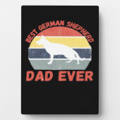 Best German Shepherd dad ever quote Funny Shepherd Fotoplaat (voorkant)