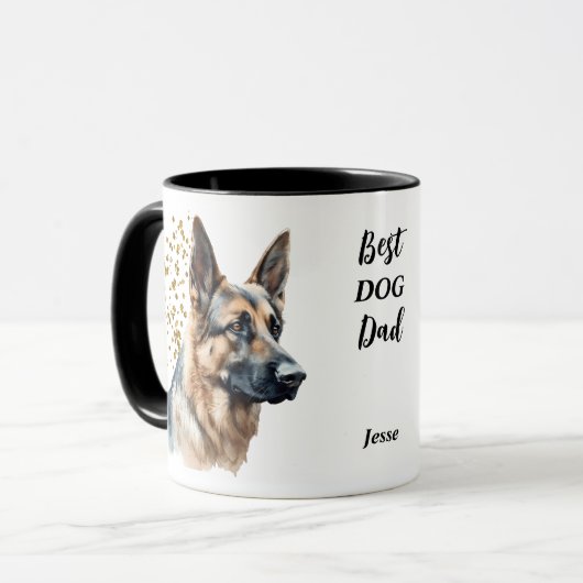 Best German Shepherd Dog Dad Mok (Voorkant links)