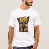 Best German Shepherd Mam T-shirt (Voorkant)