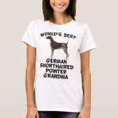 Best German Shorthaired Pointer Grandma T-shirt (Voorkant)