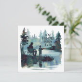 Best Gevist Buddy Feestdagenkaart (Staand voorkant)