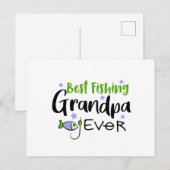 Best Geviste opa Ever Vaderdag opa Briefkaart (Voorkant / Achterkant)
