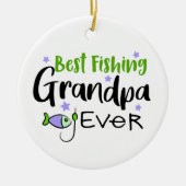 Best Geviste opa Ever Vaderdag opa Keramisch Ornament (Voorkant)