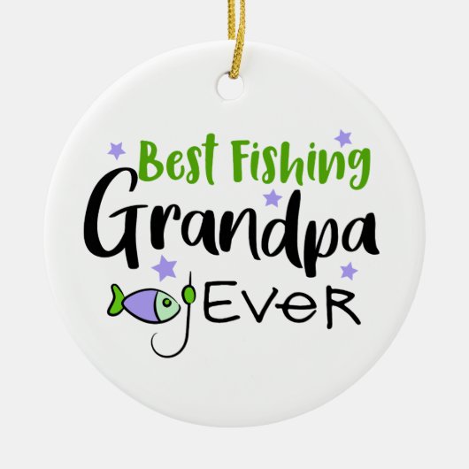 Best Geviste opa Ever Vaderdag opa Keramisch Ornament (Voorkant)