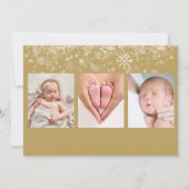 Best Gift Ever 4 Foto Kerstmis Aankondiging (Achterkant)