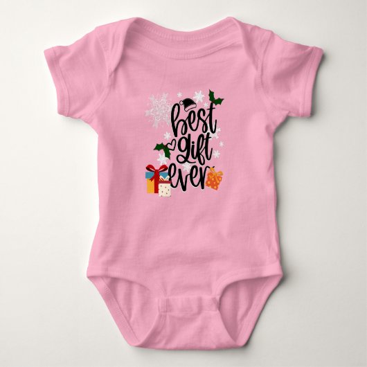 Best Gift Ever Baby Bodysuit (Voorkant)