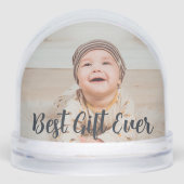 Best Gift Ever Baby Christmas Present Snow Globe Sneeuwbol (Voorkant)