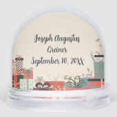 Best Gift Ever Baby Christmas Present Snow Globe Sneeuwbol (Achterkant)