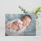 BEST GIFT EVER | geboortenbekendmakingskaart Aankondiging (Staand voorkant)