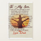 Best Gift For Son | To My Son Quotes Planner (Voorkant)