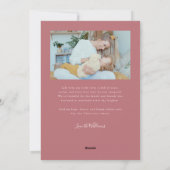 Best Gift Pink Valentines Day Photo Feestdagenkaart (Achterkant)