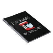 Best Gifts For Bakers Baking Black And White Her Notitieboek (Rechterzijde)